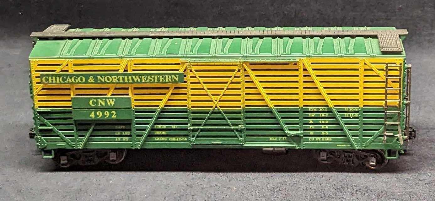 Atlas O Gauge Chicago North Western Cattle Stock C