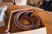 Box of Sanding Belts 2inby91in 320 grit