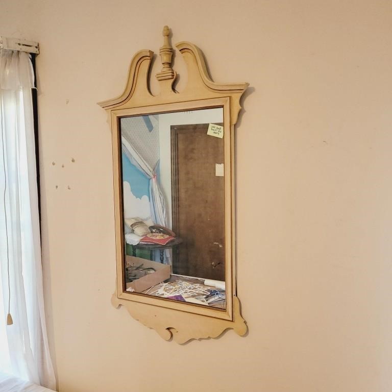 MCM 39" by 21" Colonial Regency Mirror Matches