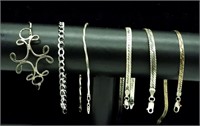 (6) Sterling Silver Bracelets
