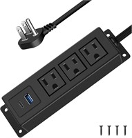 NEW $31 6FT Power Strip  w/USB C & USB