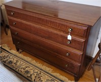 Willett MidCentury Cherry Wood Dresser 4 Drawer