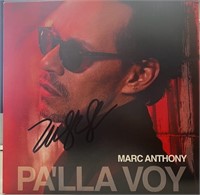 Marc Anthony Signed Vinyl Record Cover with COA