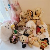 Vtg Stuffed Plush Animals Toys RARE Hard to find