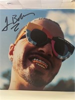 J Balvin Signed Vinyl Record Cover with COA