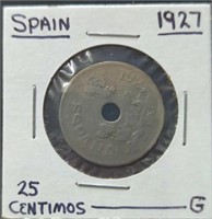 1927 Spanish coin