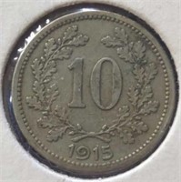 1915 Austria coin