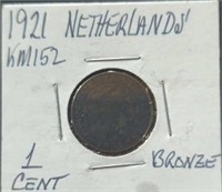 1921 Netherlands coin