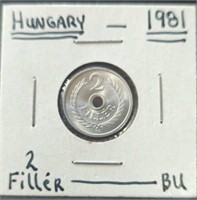 Uncirculated 1981 Hungary coin