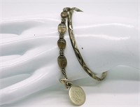 (2) Vintage Sterling Bracelets