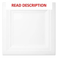 $80  Art3d 12pk 2x2ft White Square Ceiling Tile