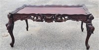 Intricately Carved Coffee Table