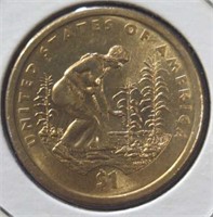 2009 three sisters Sacagawea US $1 coin