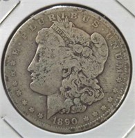 Silver 1890 O  Morgan dollar