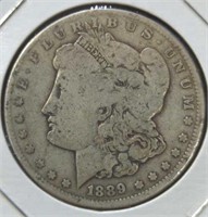 Silver 1889 O Morgan Dollar
