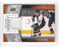 PETER FORSBERG 2013-14 UD GAME JERSEY