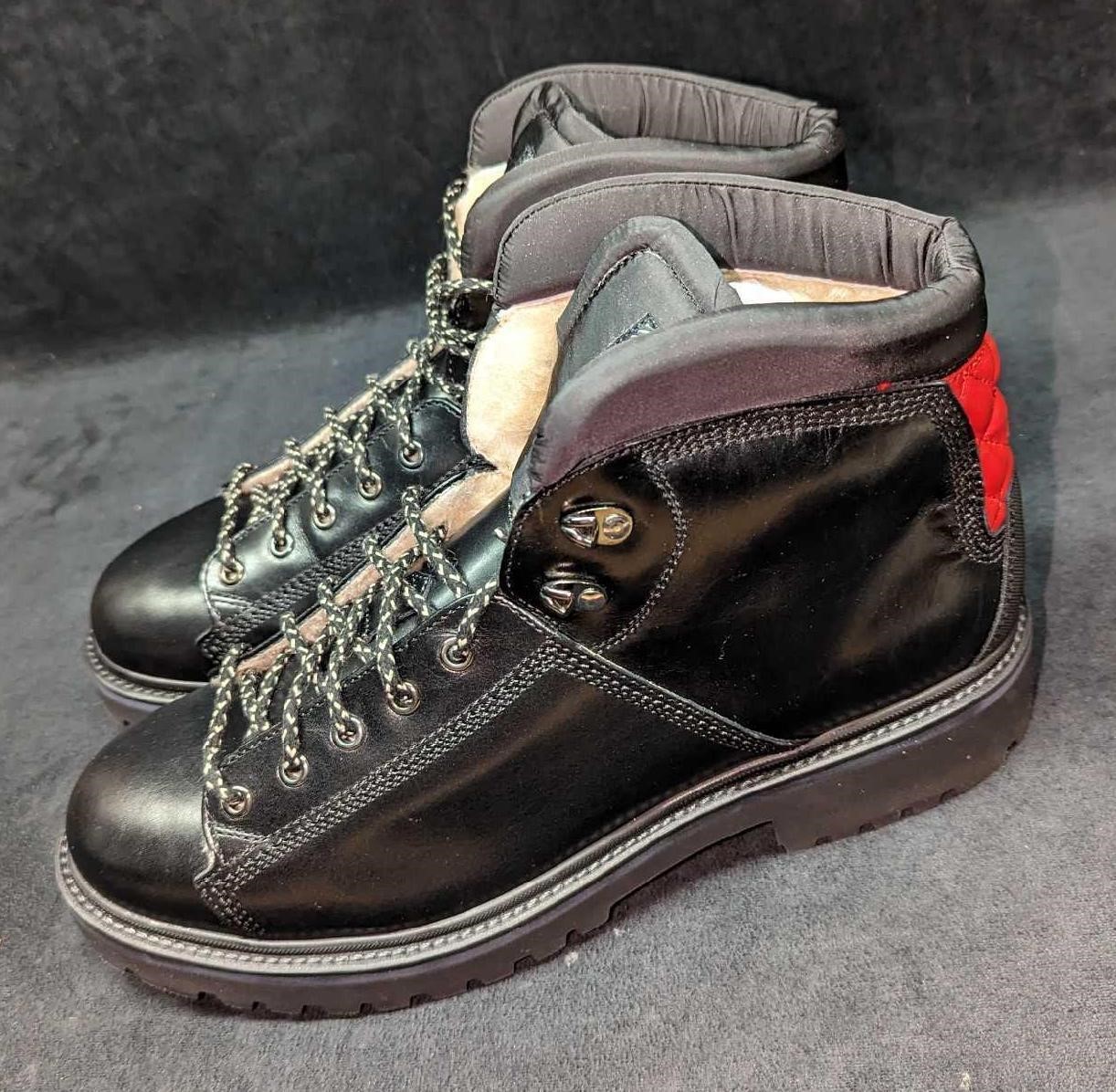 Men's 11.5 FABI Black Leather Hiking Boots