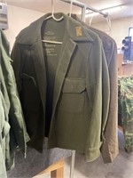 Group lot of US Army coats