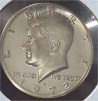 Proof 1972 S. Kennedy half dollar