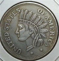 1851 United States of America $1 token