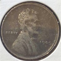 1909 S. VDB Lincoln wheat penny token