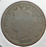 1902 Liberty Head V. Nickel
