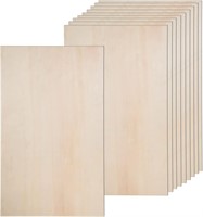 12 Pack Basswood Sheets for Crafts-12 x 20 x 1/8"