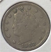 1902 Liberty Head V nickel