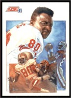 1991 Score #665 Jerry Rice San Francisco 49ers HOF