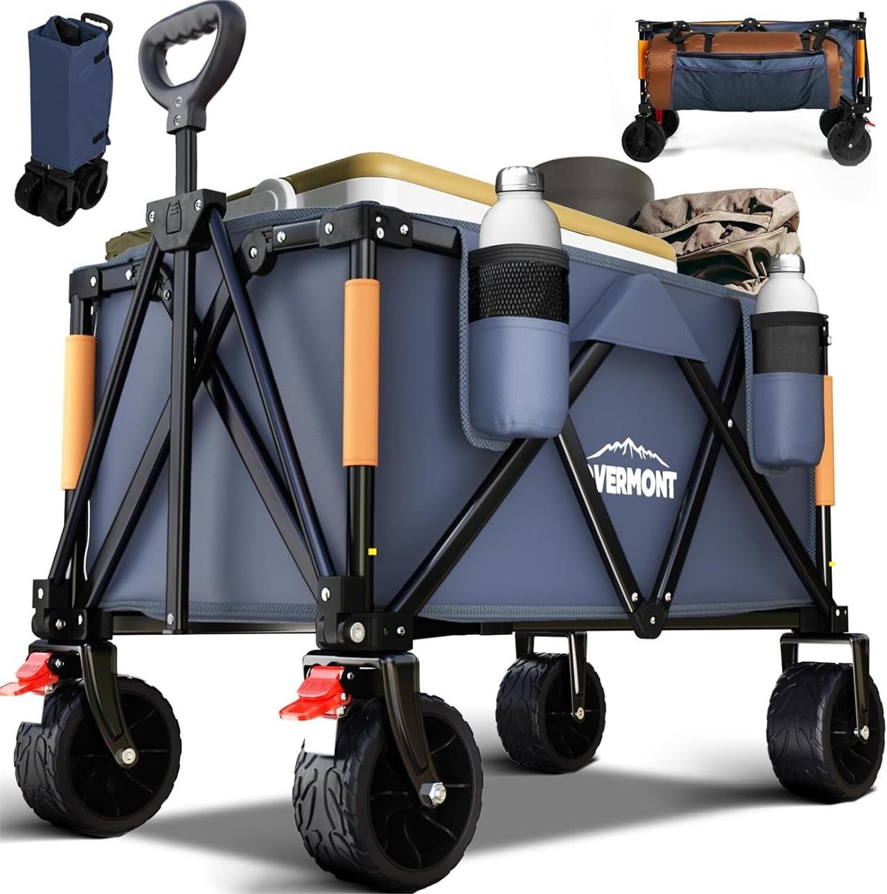 $120  Overmont Wagon Cart - 3.2in, 150L