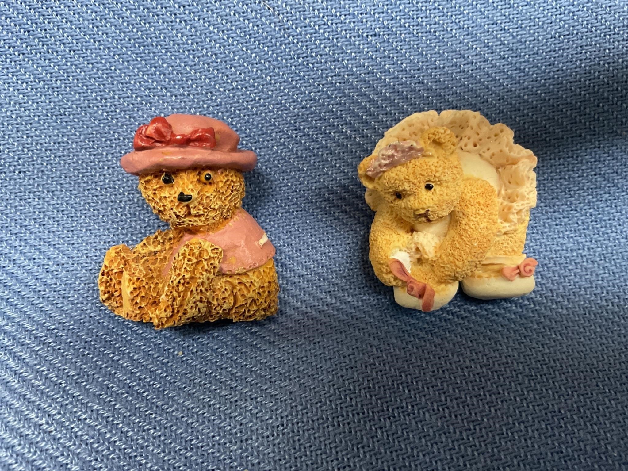 2 Bear pins