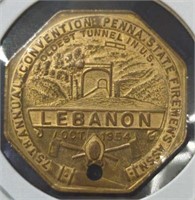Rare Lebanon, Pennsylvania token