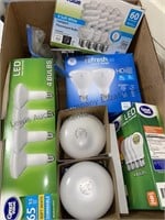 Box of lightbulbs