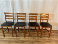 4pc Bar Height Dining Chairs