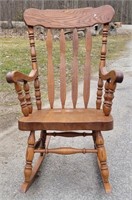 Oak Rocking Chair Beautiful !!!@@