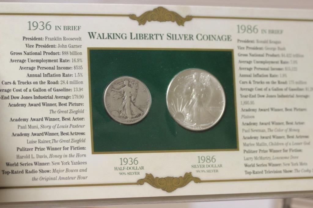 Walking Liberty Silver Coinage