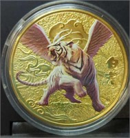Chinese zodiac challenge coin