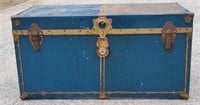 Metal Steamer Trunk