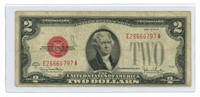 1928-G $2 Red Seal Legal Tender U.S. Note