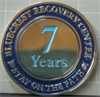 7-year recovery challenge coin