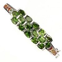 Natural Chrome Diopside Sapphire 77.70 Cts Bangle