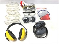 Safety Glasses & Ear Protection Lot