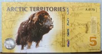 Arctic territories $5 bank note