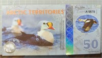 Arctic territories $50 bank note