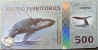 Arctic territories $500 bank note