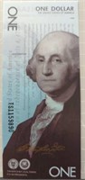 Prototype plasticized US Bank note