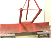 Red Dearborn 6' Three Point Rear Grader Blade