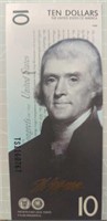 Prototype plasticized US Bank note