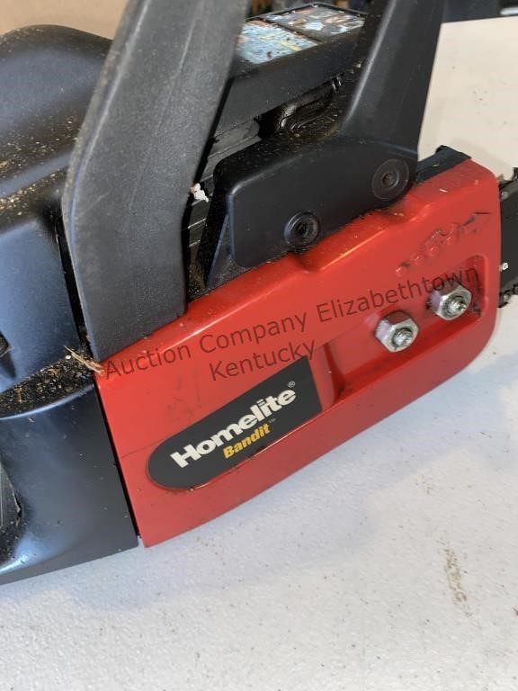 Homelite bandit chainsaw has compression