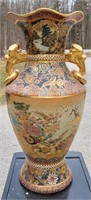 Stunning Large Satsuma Floor Vase Ornate Hand